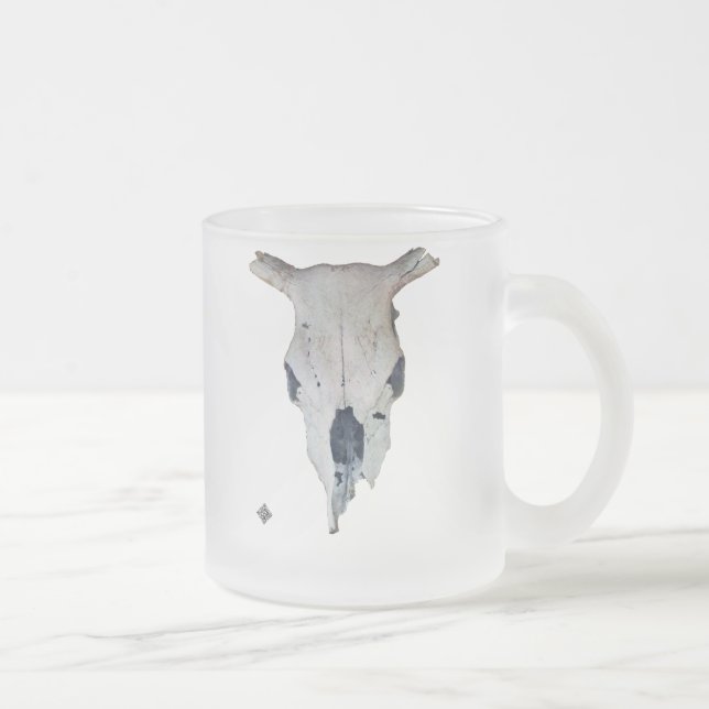 Tasse Givré Vieux crâne de vache (Droit)