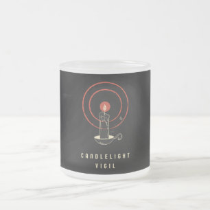 Tasse Givré Vigile en verre givré Noir Rétro