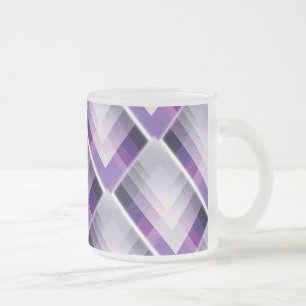 Tasse Givré Violet et blanc