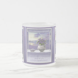 Tasse Givré violettes dans un bocal de lune
