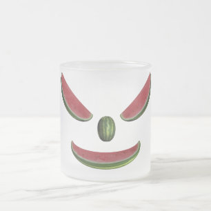 Tasse Givré Visage de pastèque souriant