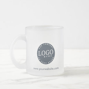Tasse Givré Votre entreprise Logo Site Web Entreprise Personna