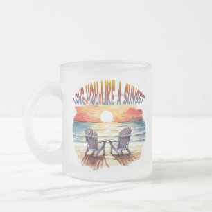 Tasse Givré Vous Aimez Un Coucher De Soleil Beau