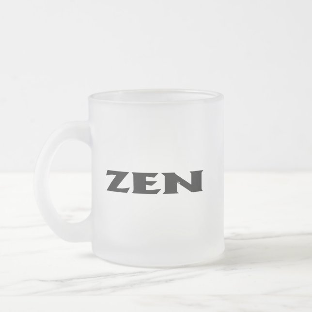 Tasse Givré Zen noir givré muqueuse (Gauche)