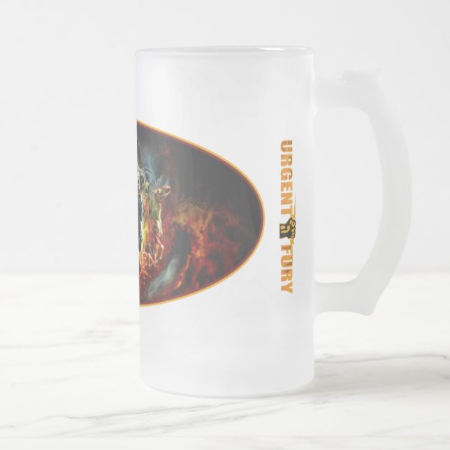 Tasse givrée de cavaliers (Droit)