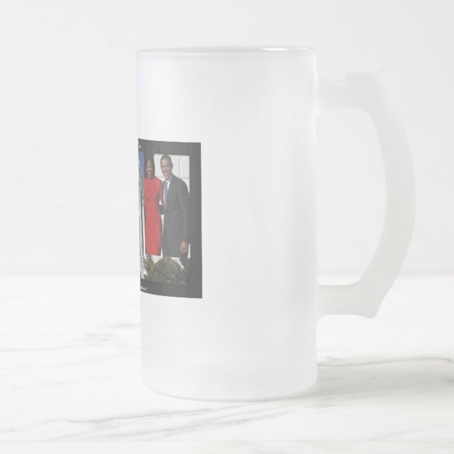 Tasse givrée grande de la Maison Blanche d'Obama (Droit)