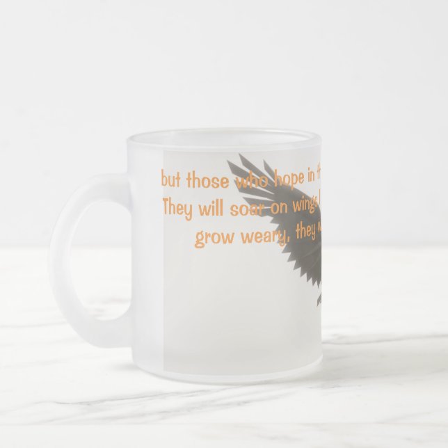 Tasse givrée par 31 d'Isaïe 40 Eagle (Gauche)