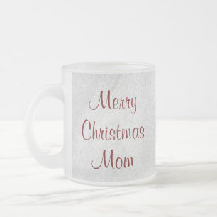 Tasse givrée par amour de Noël de maman par Janz