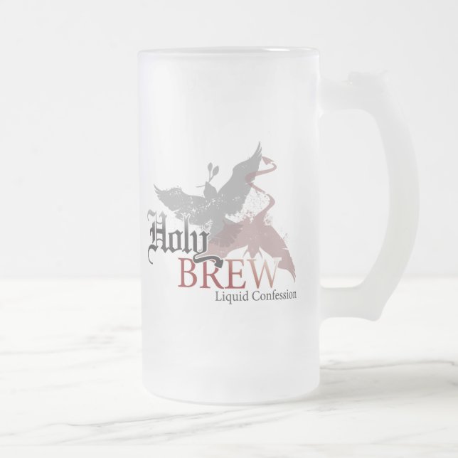 Tasse givrée par Brew saint - 16oz (Droit)