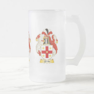 Tasse givrée par héraldique de crête de famille