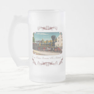 Tasse givrée par locomotive vintage