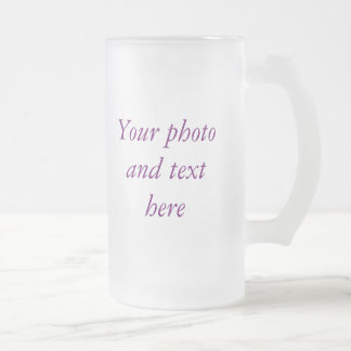 Tasse givrée personnalisée