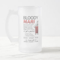 Tasse givrée sanglante de Mary - 16oz