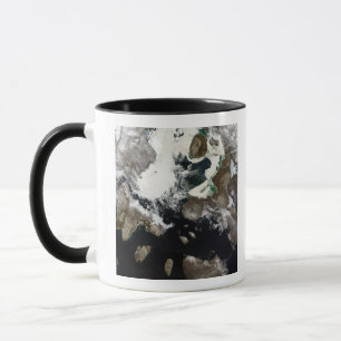 Tasse Glace de mer et sédiment évidents dans Nunavut,