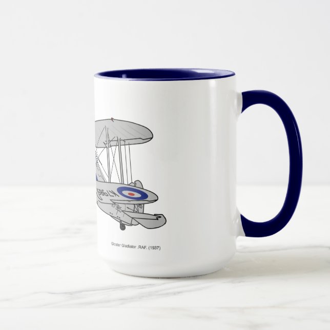 Tasse Gloster Gladiator Biplane (Droite)