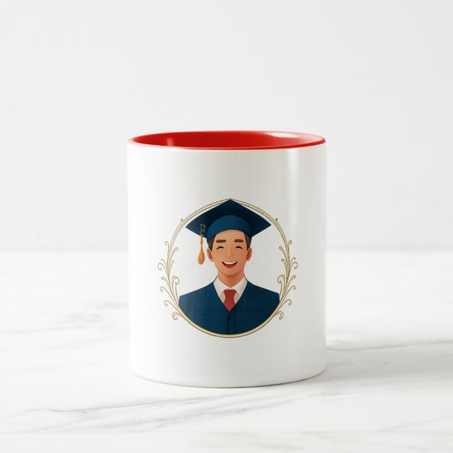 Tasse - Glücklicher Absolvent (Mittel)