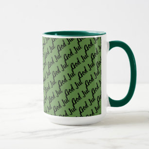 Tasse God Jul—joyeux Noël en écriture suédoise en p
