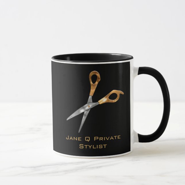 Tasse Gold Styliste personnalisée (Droite)