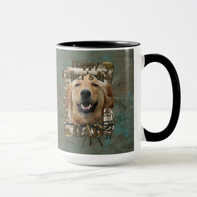 Tasse Golden retriever Mickey de pattes de pierre de (Droite)