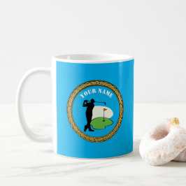 Tasse Golf - Name hinzufügen - Golfer