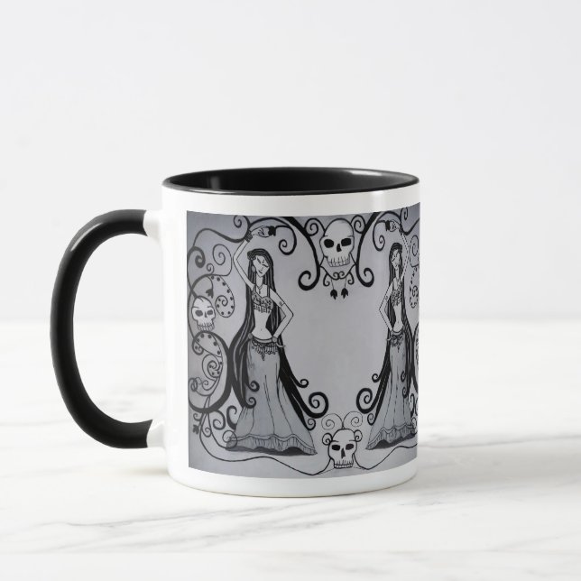 Tasse gothique de danseuse du ventre (Gauche)