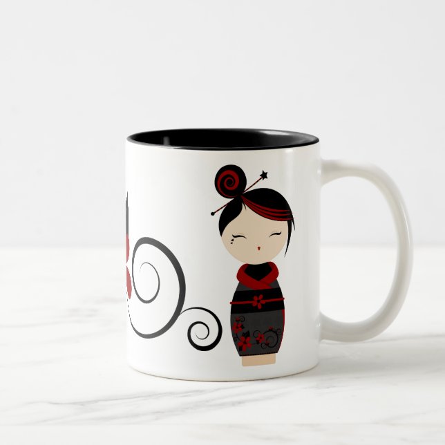 Tasse gothique de Kokeshi (Droit)