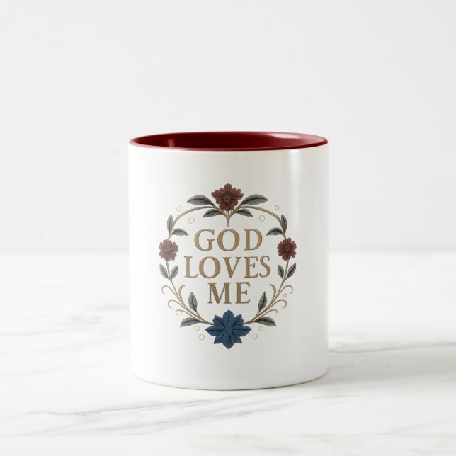 Tasse - Gott liebt mich (Mittel)