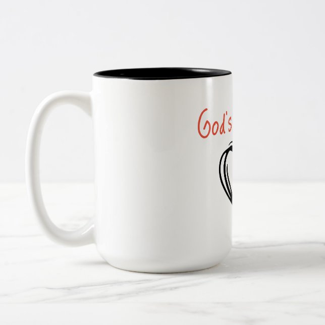 Tasse - Gottes Liebling - Ich! (Links)