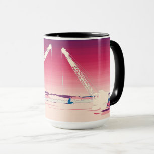 Tasse Graisse Opérateur Art ICE FISHING ART