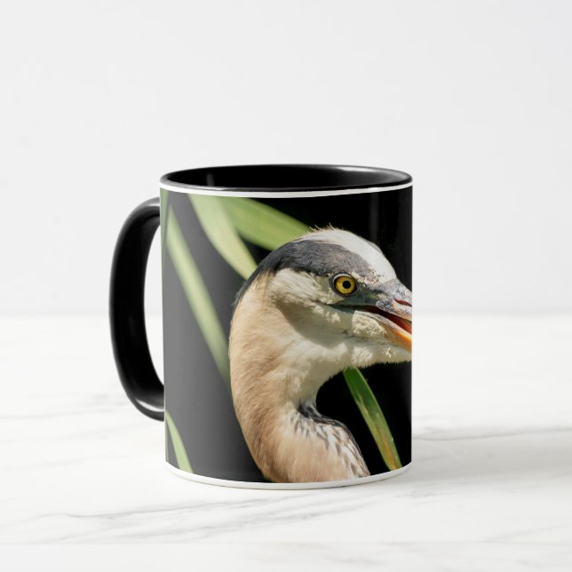Tasse Grand héron bleu (Devant gauche)