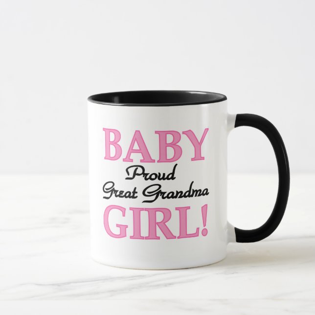 Tasse Grand-maman fière de bébé grande (Droite)