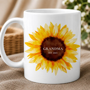 Tasse Grand-mère Tournesol   Cadeau pour grand-mèr