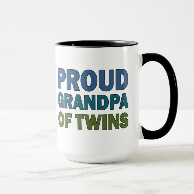 Tasse Grand-papa fier des jumeaux (Droite)