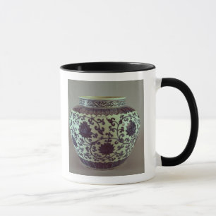 Tasse Grand vase bleu et blanc à Ming
