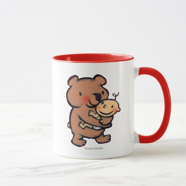 Tasse Grande étreinte d'ours Brown de Leslie Patricelli (Droite)