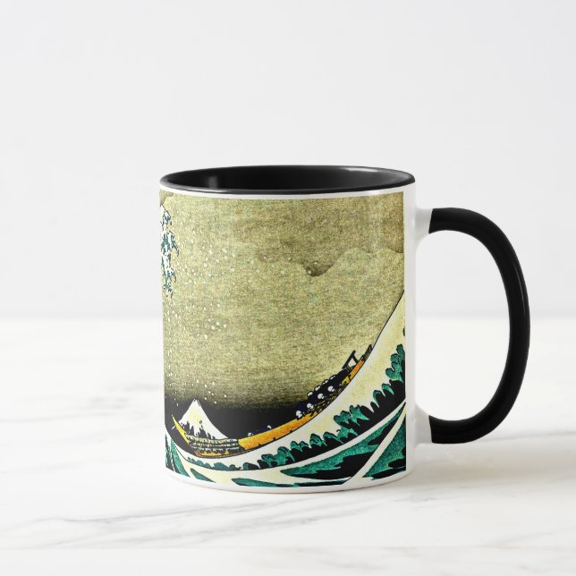 Tasse Grande vague au large de Kanagawa - Katsushika Hok (Droite)