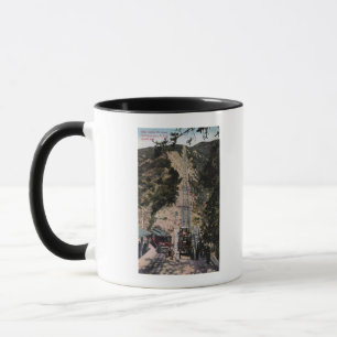 Tasse Grande vue de chemin de fer de pente
