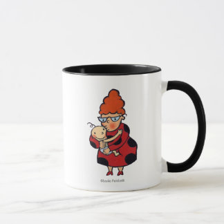 Tasse Grandes étreintes de bonjour de tante en rouge