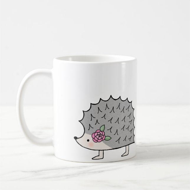 Tasse graphique de hérisson de tasse de hérisson (Gauche)