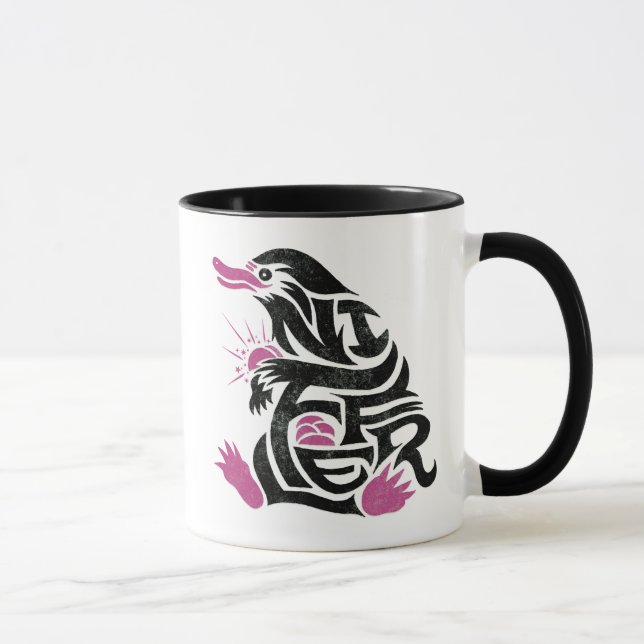 Tasse Graphique de typographie NIFFLER™ (Droite)