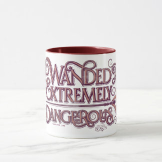 Tasse Graphique Débordé Et Extrêmement Dangereux - Rose