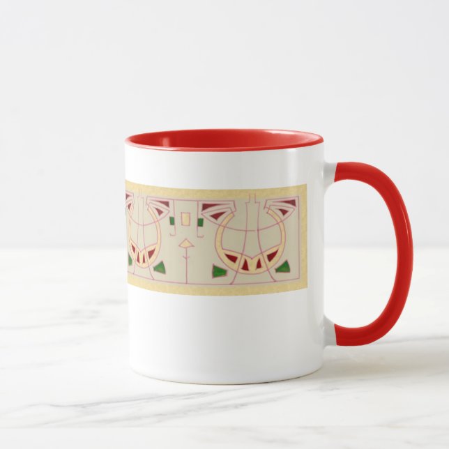 Tasse Graphique intemporel Desgin de Sucessionist (Droite)