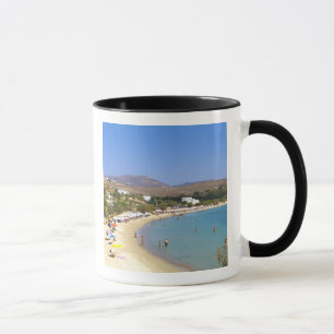 Tasse Grèce, île de Paros, Krios Beach vue d'en haut