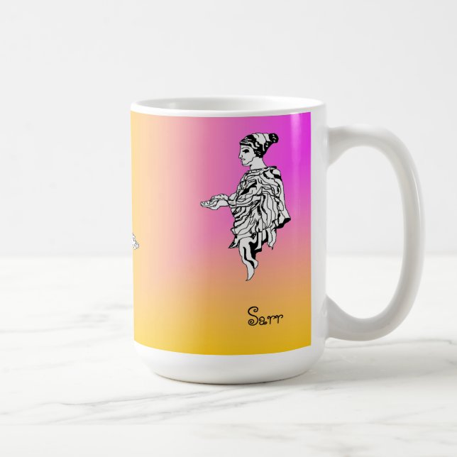 Tasse: Grecian Statue Kaffeetasse (Rechts)