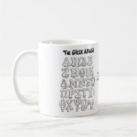 Tasse grecque d'aide-mémoire de la vie
