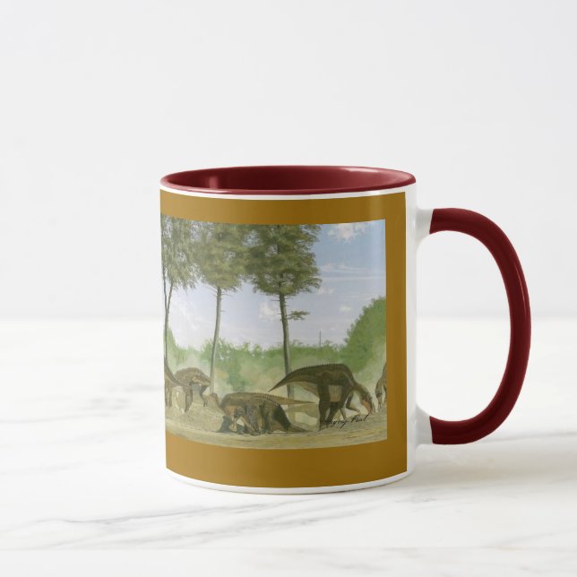Tasse Gregory Paul de dinosaure de Maiasaura (Droite)