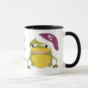 Tasse Grenouille de Noël drôle avec citation