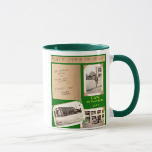 Tasse Grève sur le tas de silex