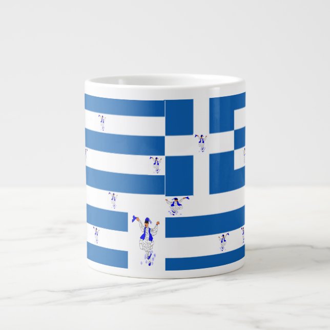 Tasse / Griechische Flagge / Evzones (Vorderseite)