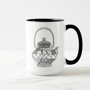 Tasse Griffonnage de théière
